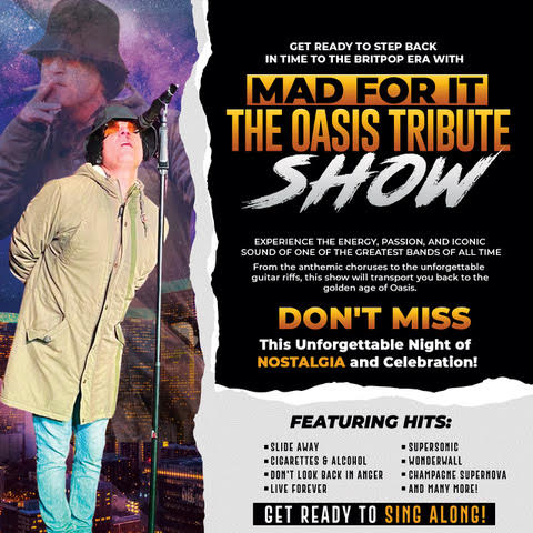 Lee Pashley's Oasis Tribute as Liam Gallagher